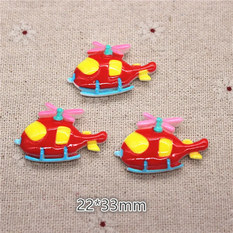 Mix Style Transportation Resin Car/Boat/Bike/Helicopter/Rocket Miniature Flatback Cabochon DIY Craft Scrapbooking 10PCS