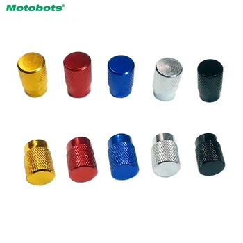 

MOTOBOTS 200pcs Aluminum Alloy Car Wheel Tire Valve Stem Caps Dust Covers 5-Color #HQ5483