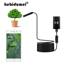 Wifi эндоскоп камера мини Водонепроницаемый Жесткий кабель Инспекционная камера 8 мм 1/2/3,5/5 м USB эндоскоп бороскоп эндоскоп для Iphone
