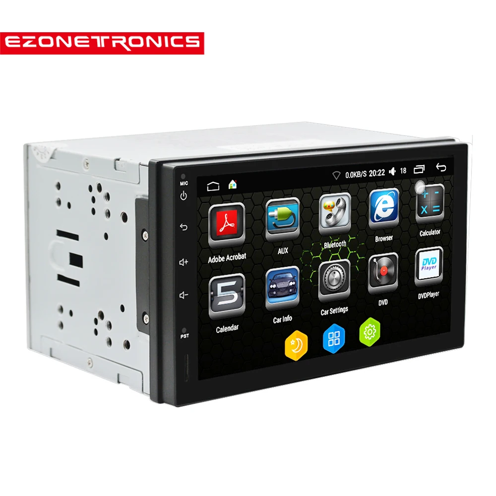 Top New 2 Din Android 6.0 Car Radio Stereo 7"Universal Car Player GPS Navigation Wifi Bluetooth 2G DDR3 + 16G NAND Memory Flash 0010 1