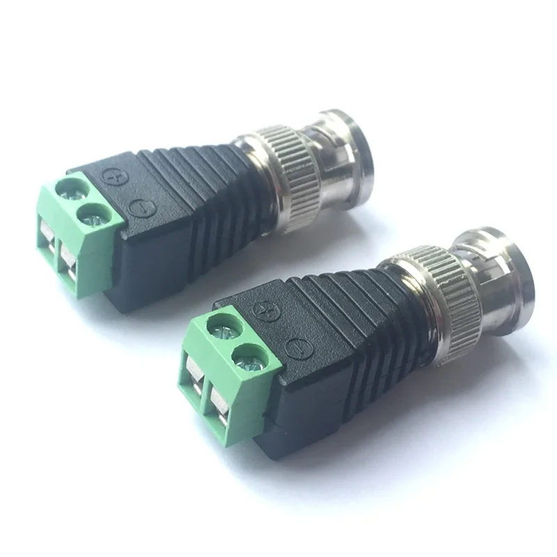 BNC Male Plug to AV Balun Connector (2)