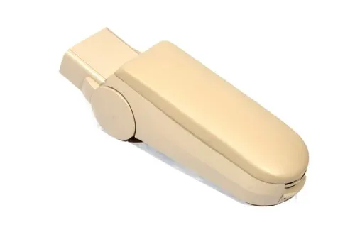 Centro Console Bracciolo (In Pelle Beige) Per Il Golf Mk4 Jetta/Bora Mk4 New Beetle