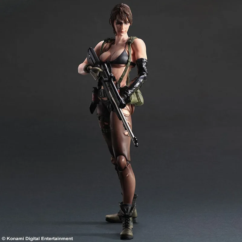 Play Arts KAI Metal Gear Solid V The Phantom Pain тихий ПВХ фигурка Коллекционная модель игрушки 26