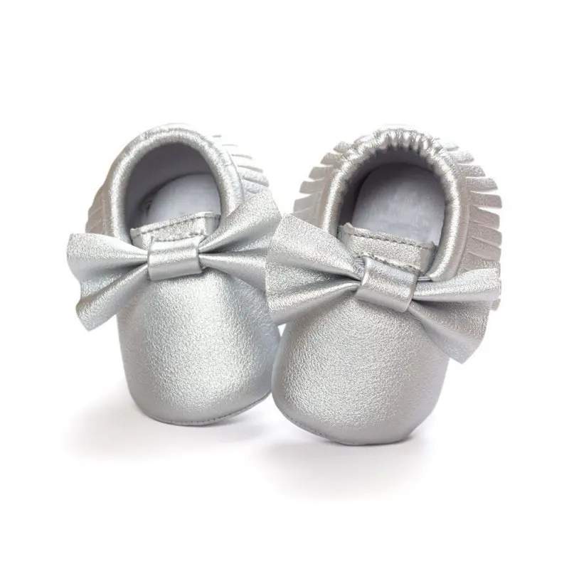 Стильный Ленточки детские мокасины для новорожденных младенцев обувь мягкая подошва для младенцев из кожи пу; SL01