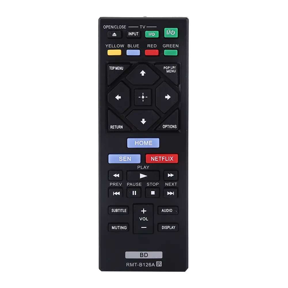 Mayitr 1pc Remote Control RMT-B126A Black Controller For Sony Blu Ray BDP-S1200 BDP-S3200/S5200 BDP-S1200 BDP-S2200 BDP-S3200