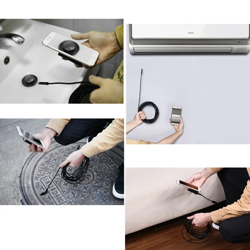 Prostormer HD Wifi Endoscope Camera iOS Wifi Camera Android Iphone Borescope Camera Endoscopic Semi Rigid Borescope Camera