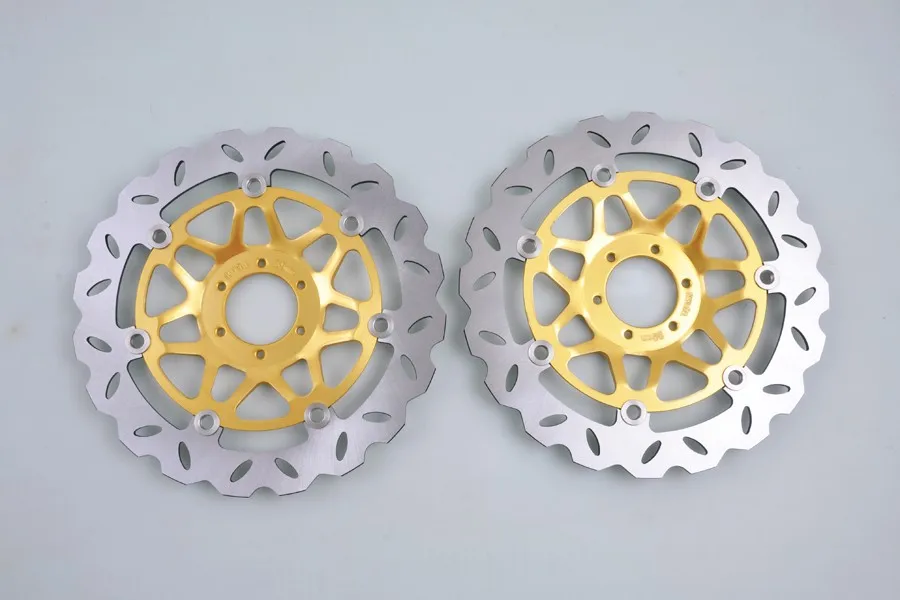 Wotefusi пара ротор дисковых передних тормозов для Honda CBR600 95 96 97 98 CBR900 94 65 96 97VTR1000 [MT77]