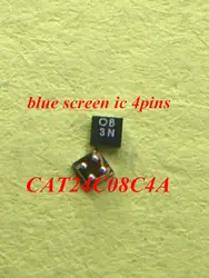 50 шт./лот 0838 O838 CAT24C08C4A IC для IPhone 5S 6 6 плюс 6 S 6splus 7 7 Plus исправить синий экран микросхема 4 контакта