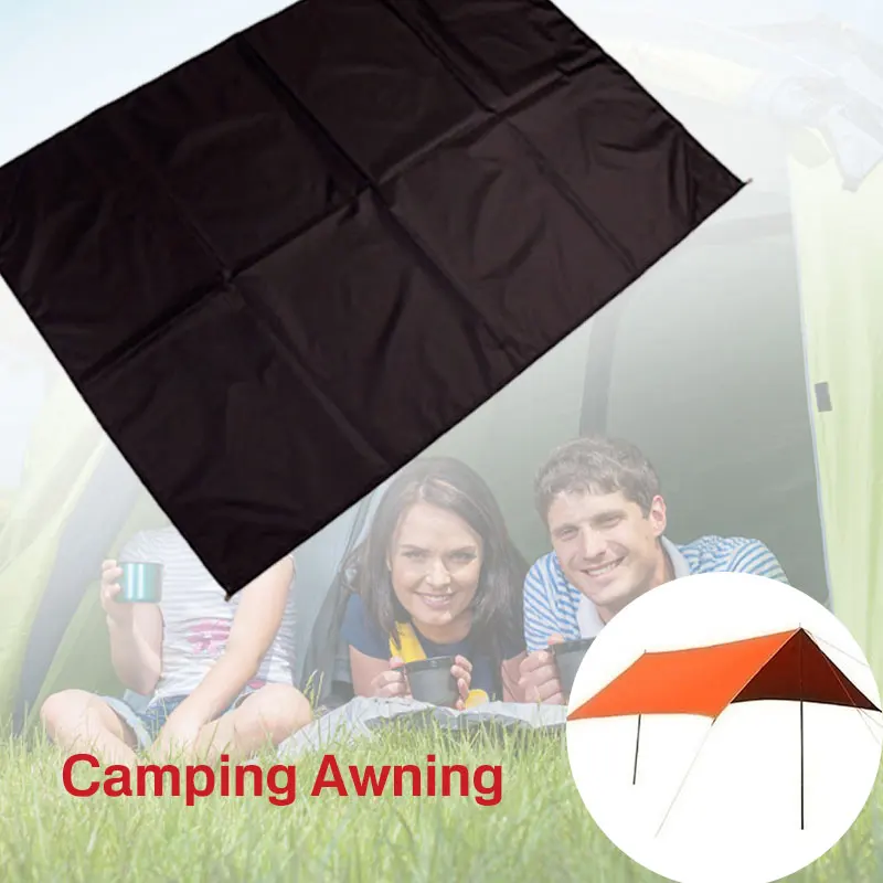 

Practical Beach Mat Shade Canopy Tent Cloth Sturdy Durable 5color Outdoors Multifunction