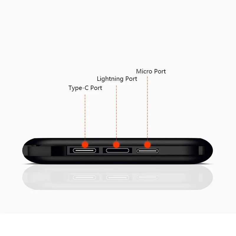 Беспроводное зарядное устройство для iphone 8 x xs xr max зеркальный цифровой дисплей