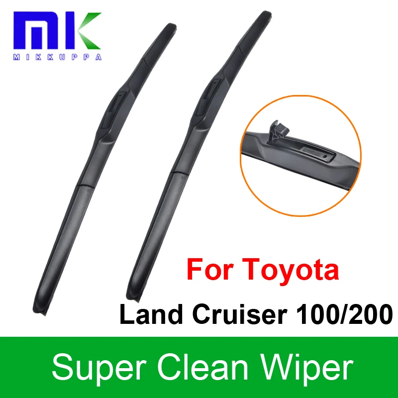 Silicone Rubber Wiper Blades For Toyota Land Cruiser 100/200 Pair 24\