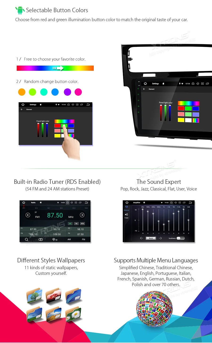 Sale XTRONS 10.1" Android Radio GPS Car Player USB WIFI OBD NO DVD for VW Volkswagen vw Golf 7 Left Drive 2013 2014 2015 2016 2017 16 Sale XTRONS 10.1" Android Radio GPS Car Player USB WIFI OBD NO DVD for VW Volkswagen vw Golf 7 Left Drive 2013 2014 2015 2016 2017 16