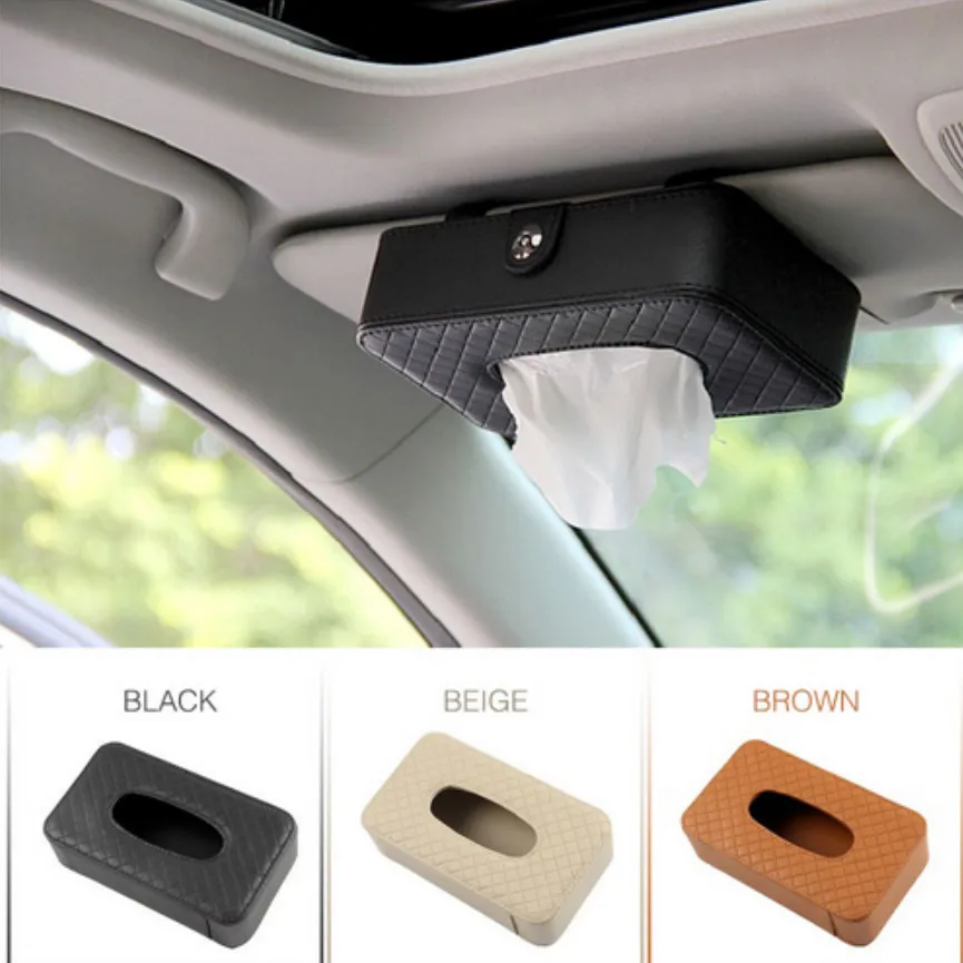 

High-Grade Car Tissue Box Sun Visor Type For Mercedes Benz W203 W211 W204 W210 W124 W212 W205 W202 W176 W168 W169 W245 W246 W242