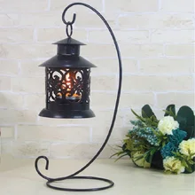 Romantic Lantern Metal Iron Candle Holder Candlestick Glass Ball Lantern Cabin Micro Landscape Hanging Stand Wedding Home Decor Romantic Lantern Metal Iron Candle Holder Candlestick Glass Ball Lantern Cabin Micro Landscape Hanging Stand Wedding Home Decor