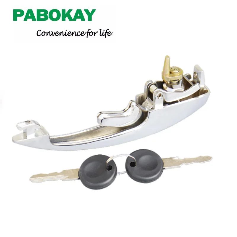 Хромированная дверная ручка с ключами 113898205 м 111837205J для VW Bay Тип 2 T2|door chrome handle|door