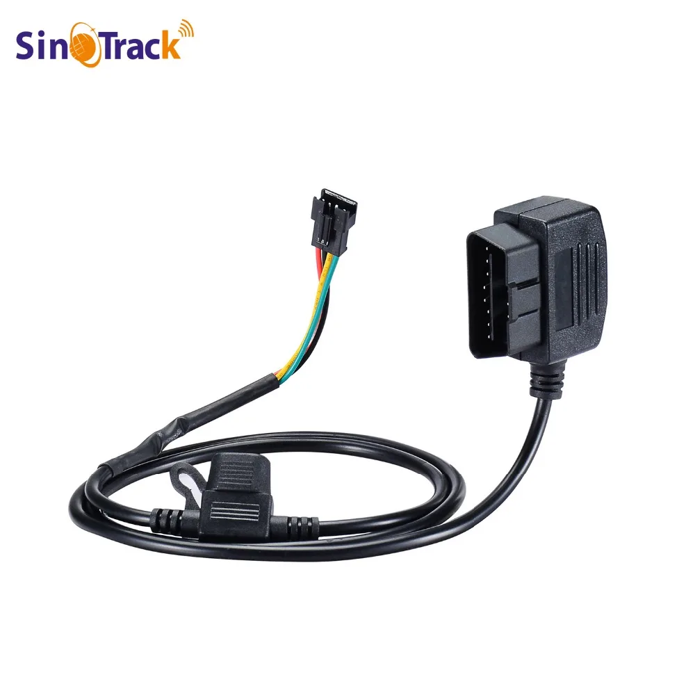 SinoTrack 12V 16 Pin OBD OBD2 OBDII адаптер питания удлинитель Соединительный кабель для gps-трекера