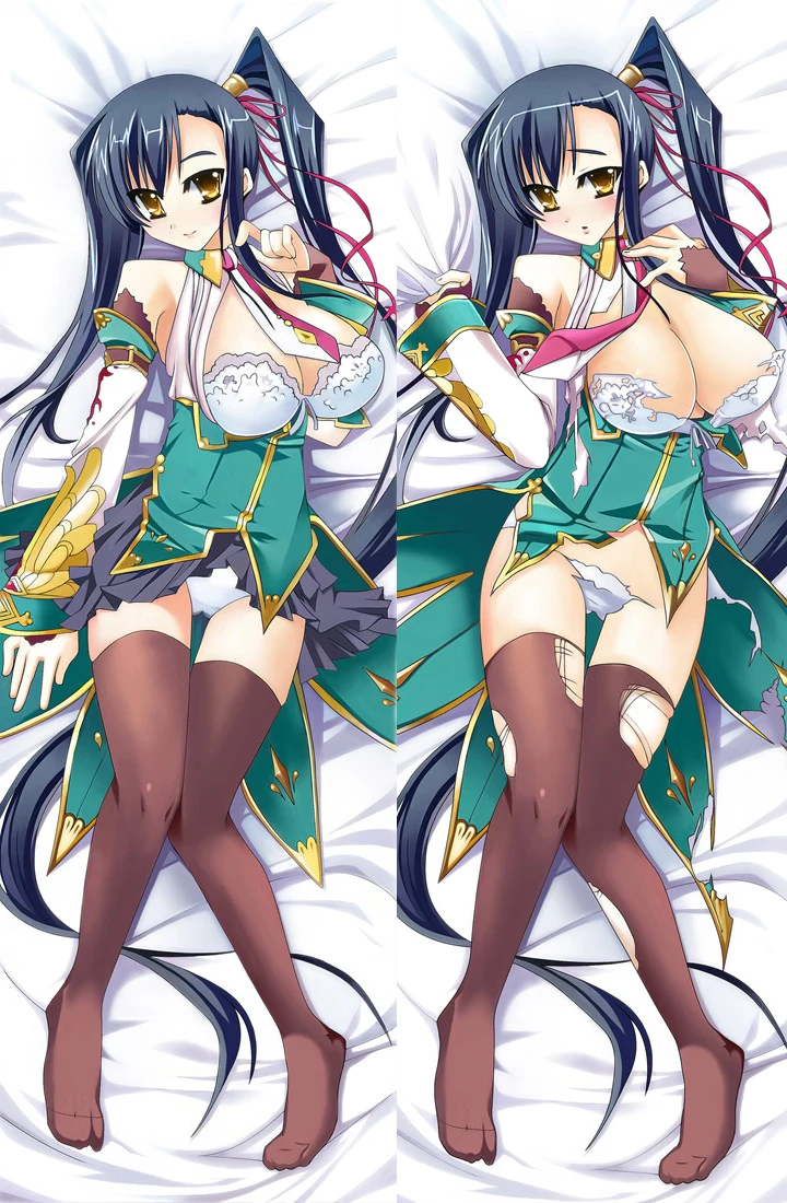 

Anime otaku Dakimakura Koihime Musou sexy girl characters big chest Dakimakura throw pillow cover Hugging Body pillowcase