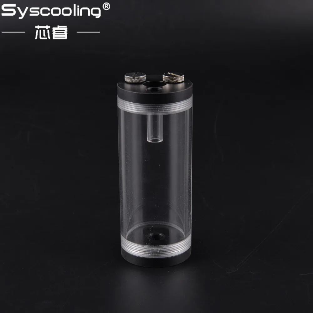 

Syscooling Water Tank Transparent Cylindrical Acrylic 130mm ART11 & ART16 for liquid cooling system!!!