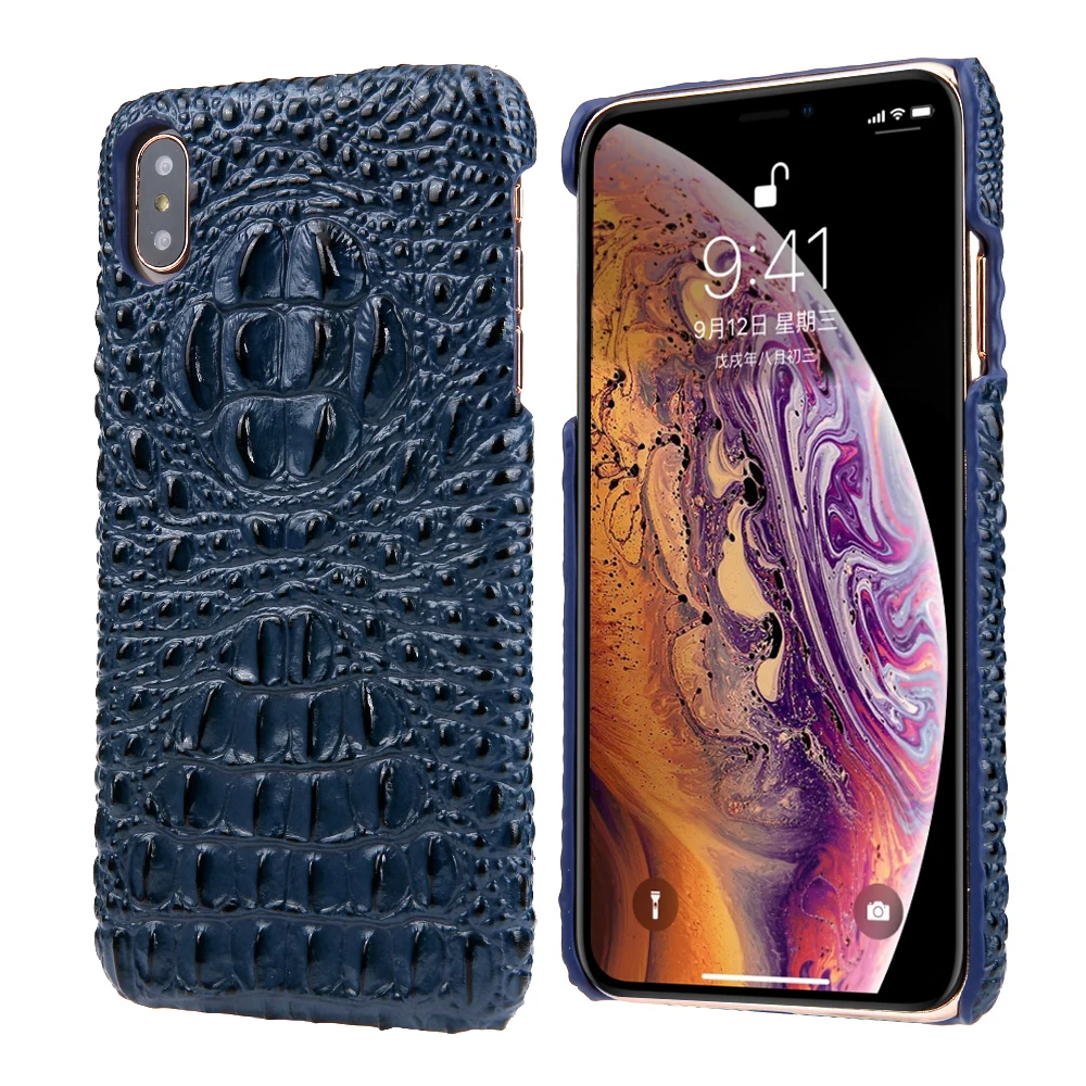 Чехол из воловьей кожи для iphone X XS XR MAX 6 6S 7 8 plus | Мобильные телефоны и аксессуары