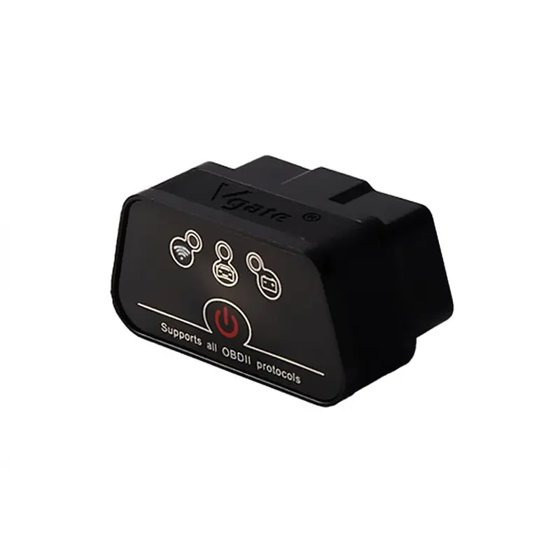 Vgate iCar2 ELM327 obd2 Bluetooth сканер Супер Мини elm 327 V2.1 obd 2 wifi icar 2 автоматический диагностический сканер для android - Цвет: all black