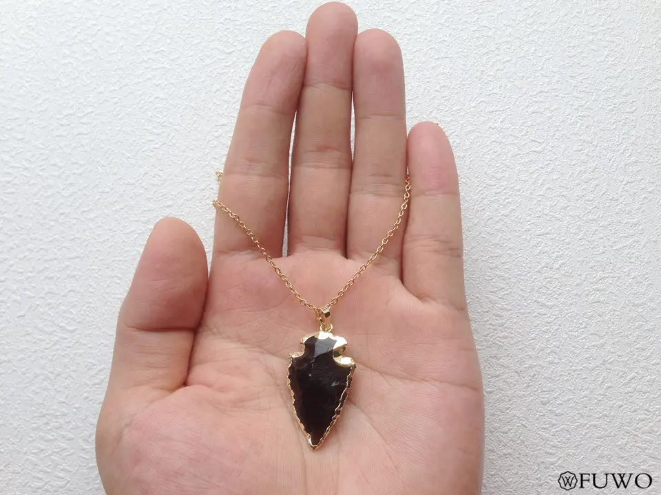 Natural Black Tourmaline Necklace 12