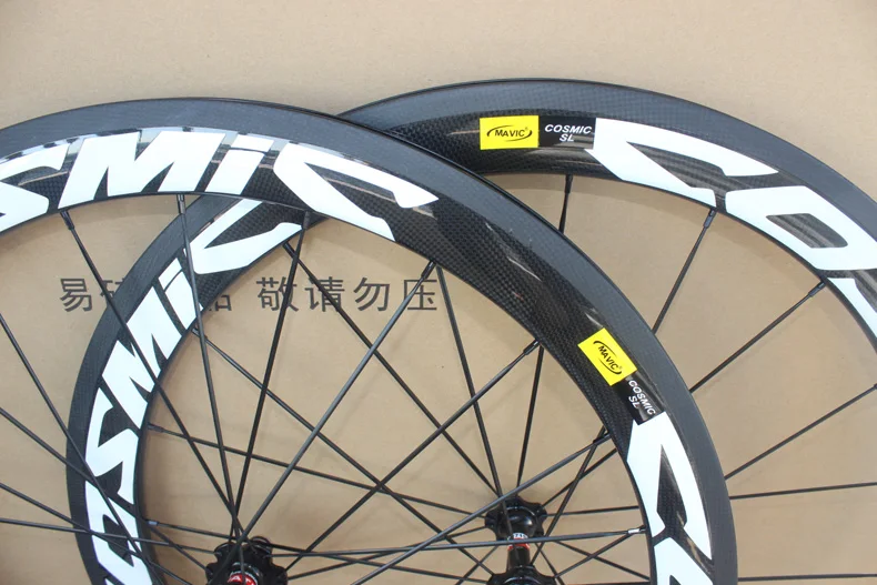 Excellent factory sale700C Racing Bicycle carbon wheels 50mm white decal SLR Cosmic Carbon Road Bike Wheelset clincher 25mm width or 23mm 2 Excellent factory sale700C Racing Bicycle carbon wheels 50mm white decal SLR Cosmic Carbon Road Bike Wheelset clincher 25mm width or 23mm 2