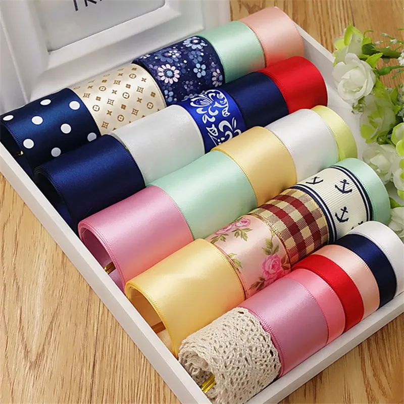 

New High quality Color mixing 27 meter mixed 27 style stain/grosgrain /cotton lace ribbon Diy hairbows combination ribbon set