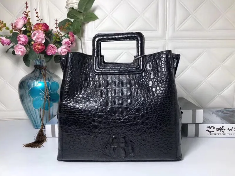 

Fancy Designer Real Crocodile Skin Ladies Women's Clutch Purse Cross Shoulder Bag Genuine Alligator Leather Female Hasp Handbag