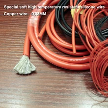 5m/lot Extra Soft High Temperature Resistant Silicone Wire Rc 8 10awg 12 14 16 18awg 20 22 24 26 Red Black цена 5m/lot Extra Soft High Temperature Resistant Silicone Wire Rc 8 10awg 12 14 16 18awg 20 22 24 26 Red Black цены онлайн