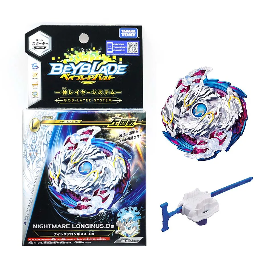 

Beyblade Burst B-97 Starter Nightmare Longinus. Ds