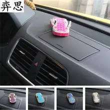 Изысканный горный хрусталь Тюнинг автомобилей украшения Женские Лучшие Цветные Diamond твердые духи стенд diamond автомобиля Освежители воздуха