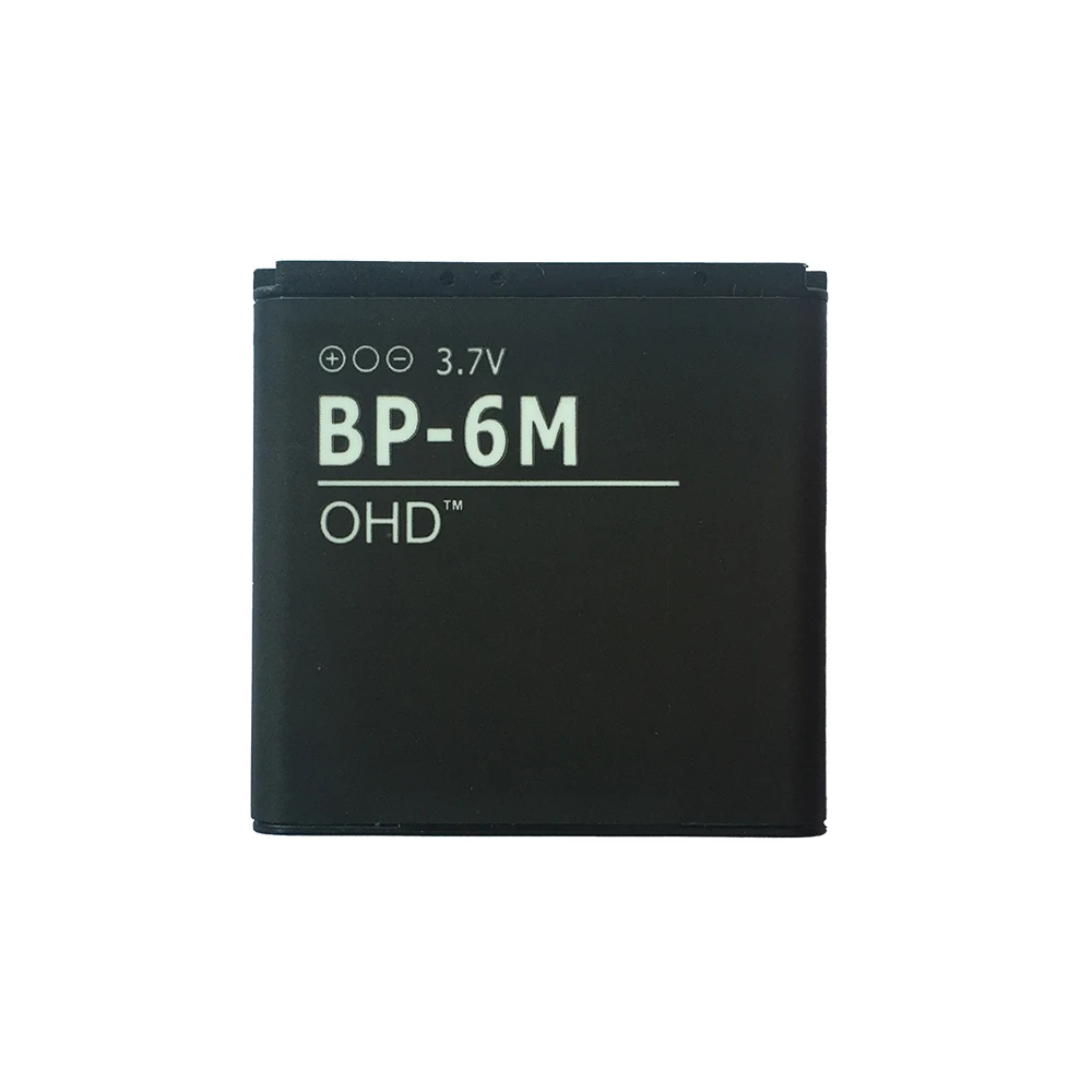 OHD литий-полимерный аккумулятор для телефона 1100 мАч BP6M BP-6M BP 6 м Замена батареи NOKIA