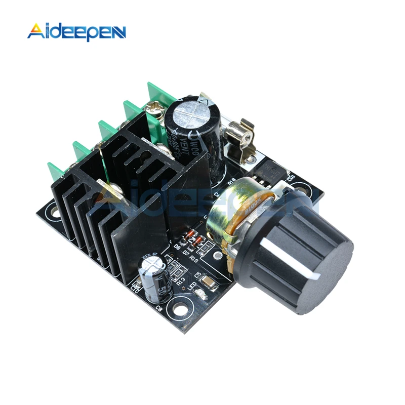 DC 12 V-40 V 10A 400W режимы Auto, pwm контроллер скорости двигателя постоянного тока модуля вольт регулятор диммер 3 кГц Частотный с ручка переключателя 24V 32V постоянного тока