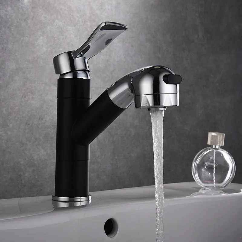 

Bathroom Faucets Kitchen Tap 2 Outlet Basin Faucet Adjustable Hot Cold Sink Mixer Bathroom Water Saving Filtered Mixer Taps Set