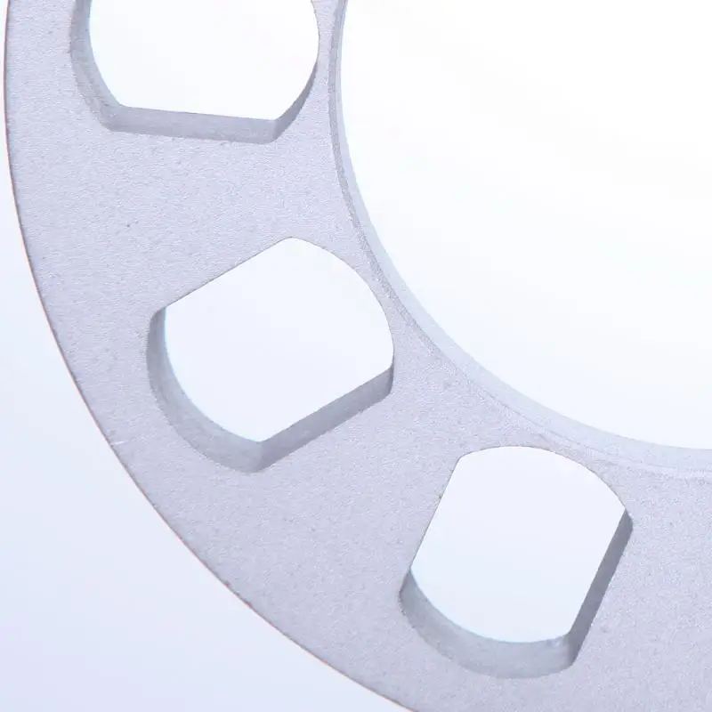 Лидер продаж 1 шт покрытые серебром легкосплавные диски легкосплавные колесные проставки Прокладка 5 отверстий 12 мм Колёсная Проставка прокладка для авто автомобиль