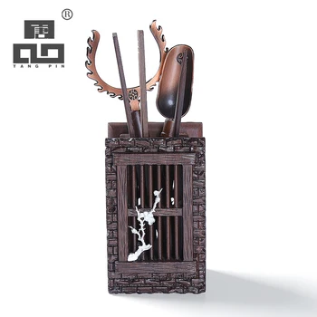

TANGPIN coffee and tea tools black ebony wood tea ceremony set kung fu tea accessories