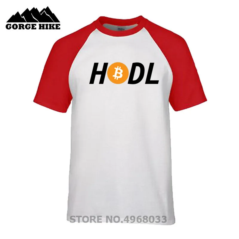 Просто HODL IT Биткоин криптовалюта футболка фанки хип-хоп Уличная пара Новинка
