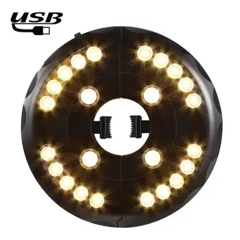 LEDGLE USB Outdoor Poles Tent Camping Lights Warm Whtie Lamp parasol Umbrell led for Lantern Beach Garden Patio Umbrella Light 1