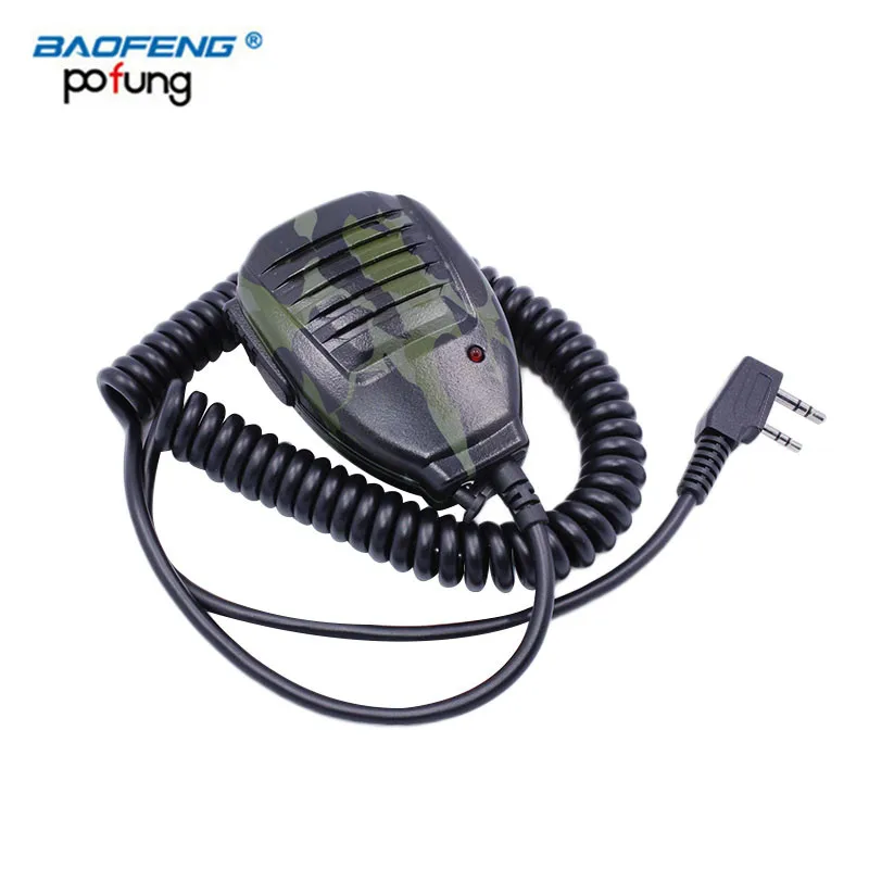 Камуфляж Baofeng портативная Динамик микрофон для Baofeng UV-5R BF-888S GT-3 UV-82 UV-S9 GT-3 UV-X9 плюс иди и болтай Walkie Talkie