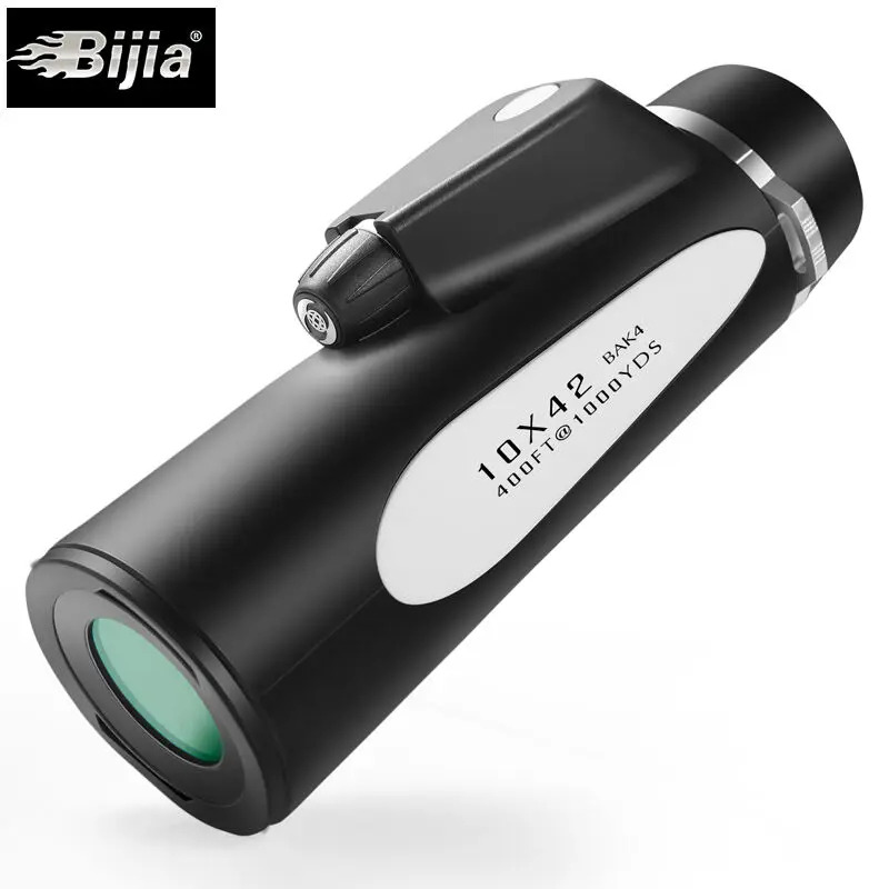 Bijia 10x42 водонепроницаемый Bak4 Prism дальномер монокуляр начиная телескоп с компасом |