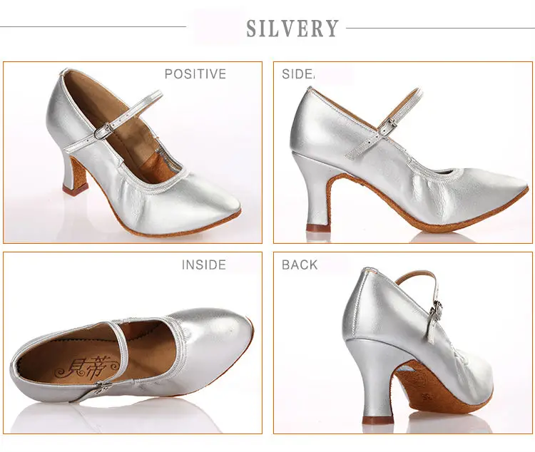20161103_160136_083Dance shoes Women shoe Latin shoes Soft Bottom Genuine Leather Sports shoes BD 125 Modern Jazz Soft wear-resistant