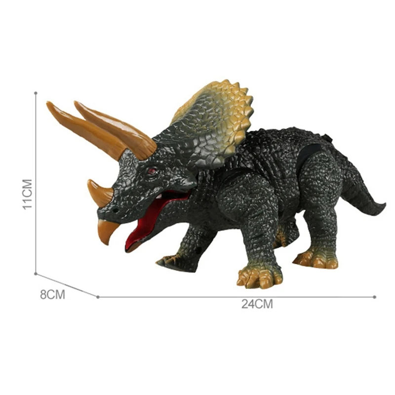 Электрический пульт дистанционного управления динозавр игрушка ходячий светильник звук Rc животное тираннозавр фигурка модель игрушки подарки для детей