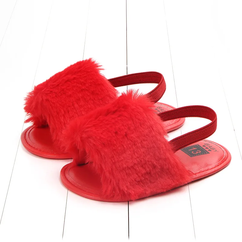 Baby Sandals for Girls Beach Sandals 2019 Summer New Kids Shoes Lovely Plush Toddler Princess Non-slip Crib Slippers Kids Gifts (30)
