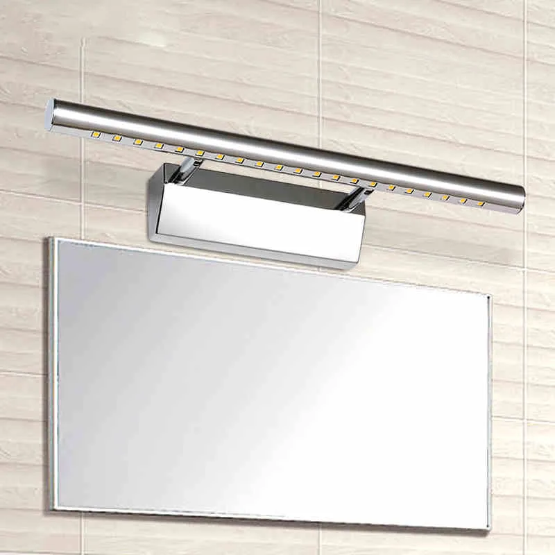Современный светодиодный зеркальный светильник AC90-260V настенный домашний настенный светильник для ванной комнаты водонепроницаемый настенный светильник из нержавеющей стали