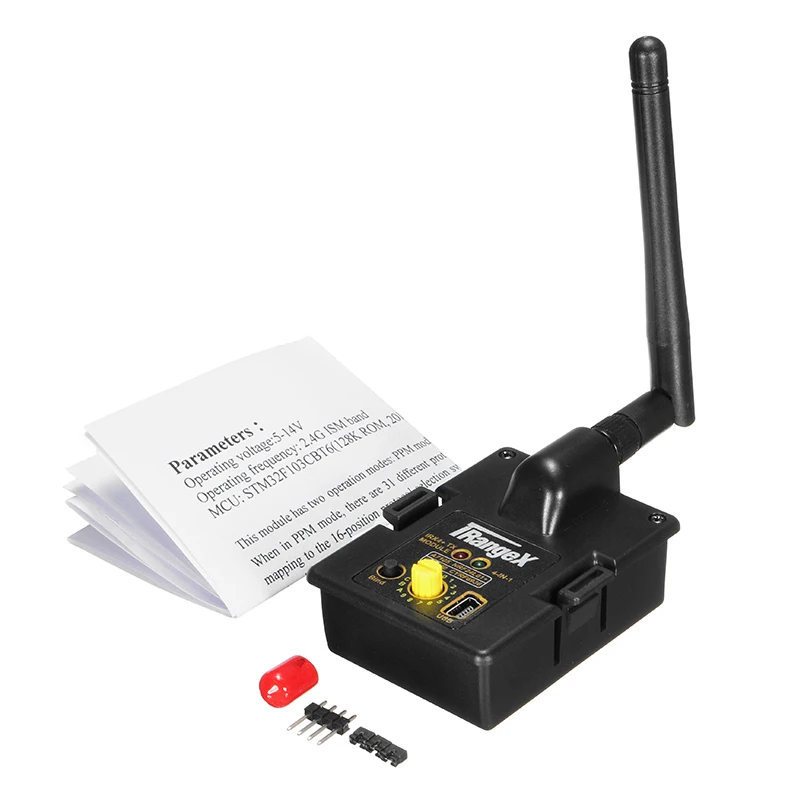 

iRangeX IRX4 Plus 2.4G CC2500 NRF24L01 A7105 CYRF6936 4 IN 1 Multiprotocol STM32 TX Module With Case
