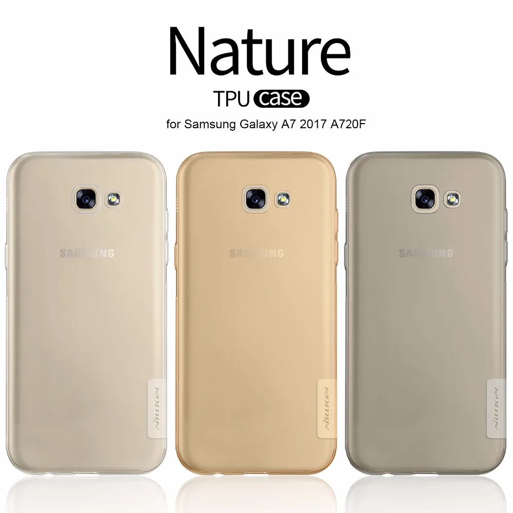 

for Samsung Galaxy A7 2017 A720 A720F Nillkin TPU 0.6mm Ultra thin Phone Case Silicone Back Cover Crystal Clear Case TPU Case