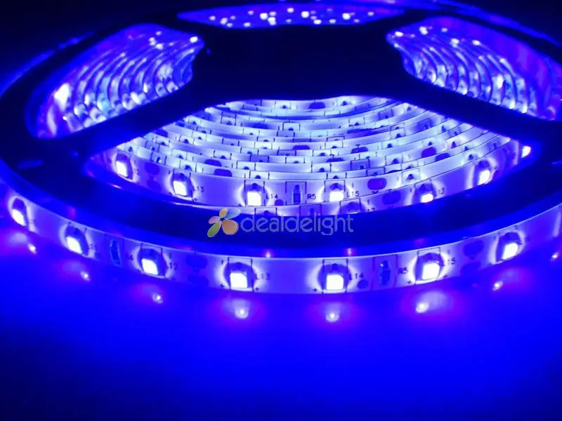 2835 3528 SMD 300 Led s ультрафиолетовая УФ лента 395 405nm фиолетовая Светодиодная постоянный