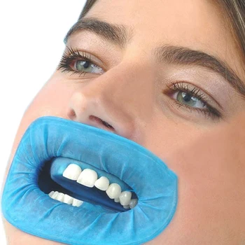 

10Pcs Dental Disposable Rubber Sterile Mouth Opener Oral Cheek Expanders Retractor Rubber Dam Mouth Opener Oral Hygiene