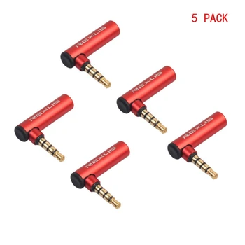 

5Pcs/Lot 3.5mm OMTP to CTIA Earphone Converter Adapter Cable Male to Female Aux to Aux 3.5mm Connector