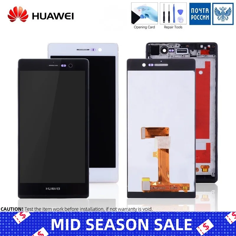 

Allparts 5.0" 1920x1080 Screen LCD For HUAWEI P7 Display Touch Screen for HUAWEI ascend P7 LCD Display Digitizer Replacement